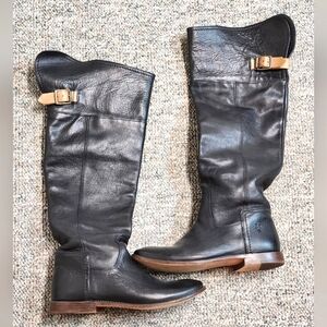 Frye Paige Black Tall Riding Boots Style 77061 Size 6 1/2